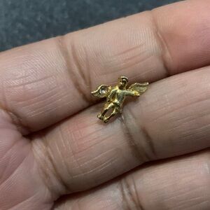 Vintage Gold Angel Pin
